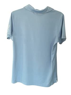 Callaway Women’s Light Blue Athletic 1/4 Zip Golf Polo Shirt Size M - Thumbnail 2
