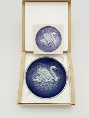 Set Of 3 Vintage BING & GRONDAHL 1971, 1975 & 1976 Mother’s Day Plates Mors Dag - Thumbnail 8