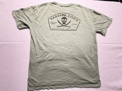 Haggard Pirate 2XL Support Your Local Pirate Skull Graphic T-Shirt 2014 - Thumbnail 4