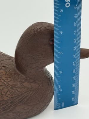 Cas-Carved Wood Art Products Vintage Duck Decoy Hand Carved Style Glass Eyes - Thumbnail 15