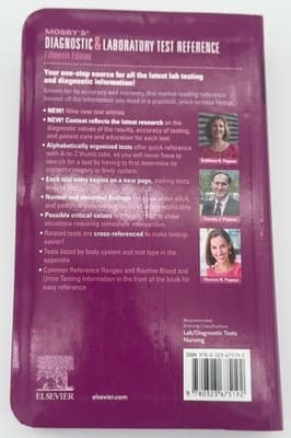 Mosby's Diagnostic And Laboratory Test Reference, 15th Edition By Pagana - Thumbnail 3