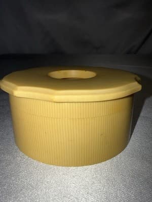 Antique DuBarry Ivory Pyralin Celluloid Hair Receiver Jar And Powder Box French - Thumbnail 4