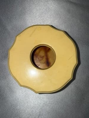 Antique DuBarry Ivory Pyralin Celluloid Hair Receiver Jar And Powder Box French - Thumbnail 5