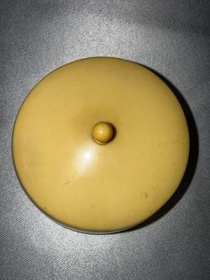 Antique DuBarry Ivory Pyralin Celluloid Hair Receiver Jar And Powder Box French - Thumbnail 11