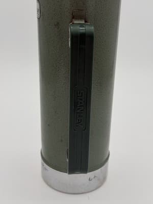 Vintage USA Aladdin STANLEY Green Chrome 1 Quart Thermos Complete ~ No. A-944DH - Thumbnail 6
