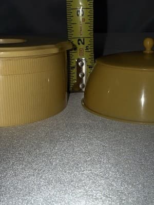 Antique DuBarry Ivory Pyralin Celluloid Hair Receiver Jar And Powder Box French - Thumbnail 14