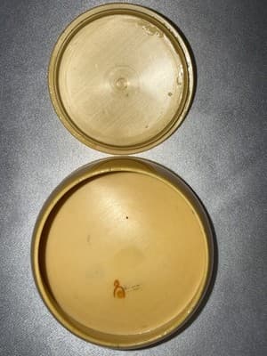 Antique DuBarry Ivory Pyralin Celluloid Hair Receiver Jar And Powder Box French - Thumbnail 12