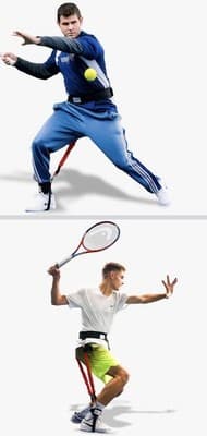 VPX Tennis Swing Trainer Med Waist XL Height Bungee Men Women Kids New with Bag - Thumbnail 5