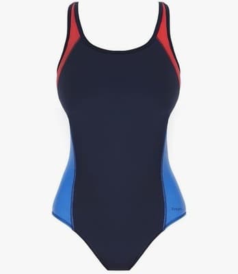Freya NWT Standard Freestyle Underwire Molded Color Block Swimsuit Size 36K NWT - Thumbnail 2