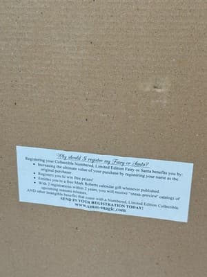 Mark Roberts Pumpkin Pie Fairy Large Box W/ Limited Edition Numbered Certificate - Thumbnail 5