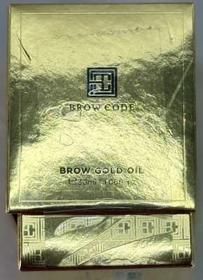 Brow Code Brow Gold Nourishing Growth Oil Regrow Thin Eyebrows New in Box - Thumbnail 2