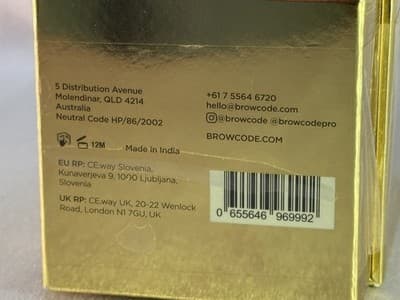 Brow Code Brow Gold Nourishing Growth Oil Regrow Thin Eyebrows New in Box - Thumbnail 4