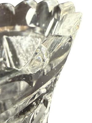 McKee ABP Crystal Vase Innovation Pattern 5.5 Inches Tall Vintage - Thumbnail 10
