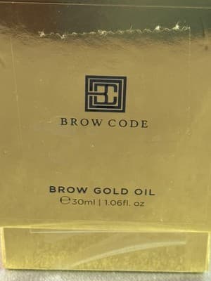 Brow Code Brow Gold Nourishing Growth Oil Regrow Thin Eyebrows New in Box - Thumbnail 3
