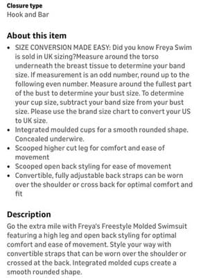Freya NWT Standard Freestyle Underwire Molded Color Block Swimsuit Size 36K NWT - Thumbnail 10