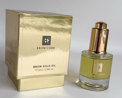 Brow Code Brow Gold Nourishing Growth Oil Regrow Thin Eyebrows New in Box - Image 1