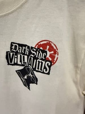 Star Wars "Dark Side Villains" Official Licensed Boys Medium Graphic T-Shirt - Thumbnail 3