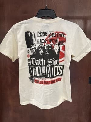 Star Wars "Dark Side Villains" Official Licensed Boys Medium Graphic T-Shirt - Thumbnail 5