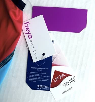Freya NWT Standard Freestyle Underwire Molded Color Block Swimsuit Size 36K NWT - Thumbnail 5