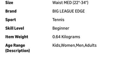 VPX Tennis Swing Trainer Med Waist XL Height Bungee Men Women Kids New with Bag - Thumbnail 6