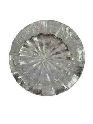 McKee ABP Crystal Vase Innovation Pattern 5.5 Inches Tall Vintage - Thumbnail 4