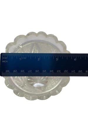 McKee ABP Crystal Vase Innovation Pattern 5.5 Inches Tall Vintage - Thumbnail 15