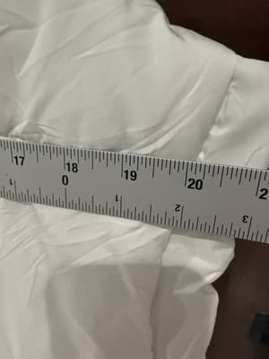 White Quilted Puffer Vest Zipper Women’s Bright White XL W/Pockets - Thumbnail 7