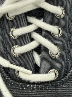 Sperry Halyard CVO Mens Sz 8 Gray White Casual Walking Canvas Shoes Sneakers NEW - Thumbnail 3