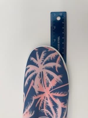 Speedo Junior L (4-5) Beach Bootie Palm Tree Water Shoes Blue Pink NWT - Thumbnail 6