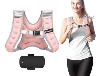 8 Lbs Fragraim Pink Weighted Vest Adjustable Fitness Workout Vest NEW phone case - Thumbnail 7