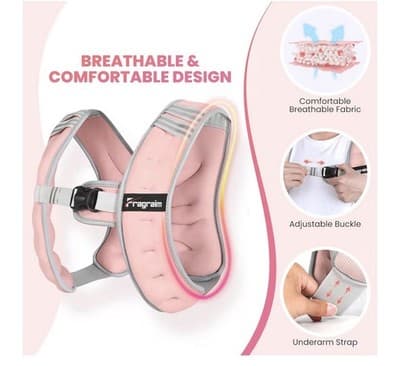 8 Lbs Fragraim Pink Weighted Vest Adjustable Fitness Workout Vest NEW phone case - Thumbnail 8