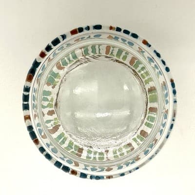 Vintage Culver MCM 22K Gold Rim Lowball Glasses Set of 8 Abstract Pattern - Thumbnail 11