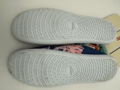 Speedo Junior L (4-5) Beach Bootie Palm Tree Water Shoes Blue Pink NWT - Thumbnail 4