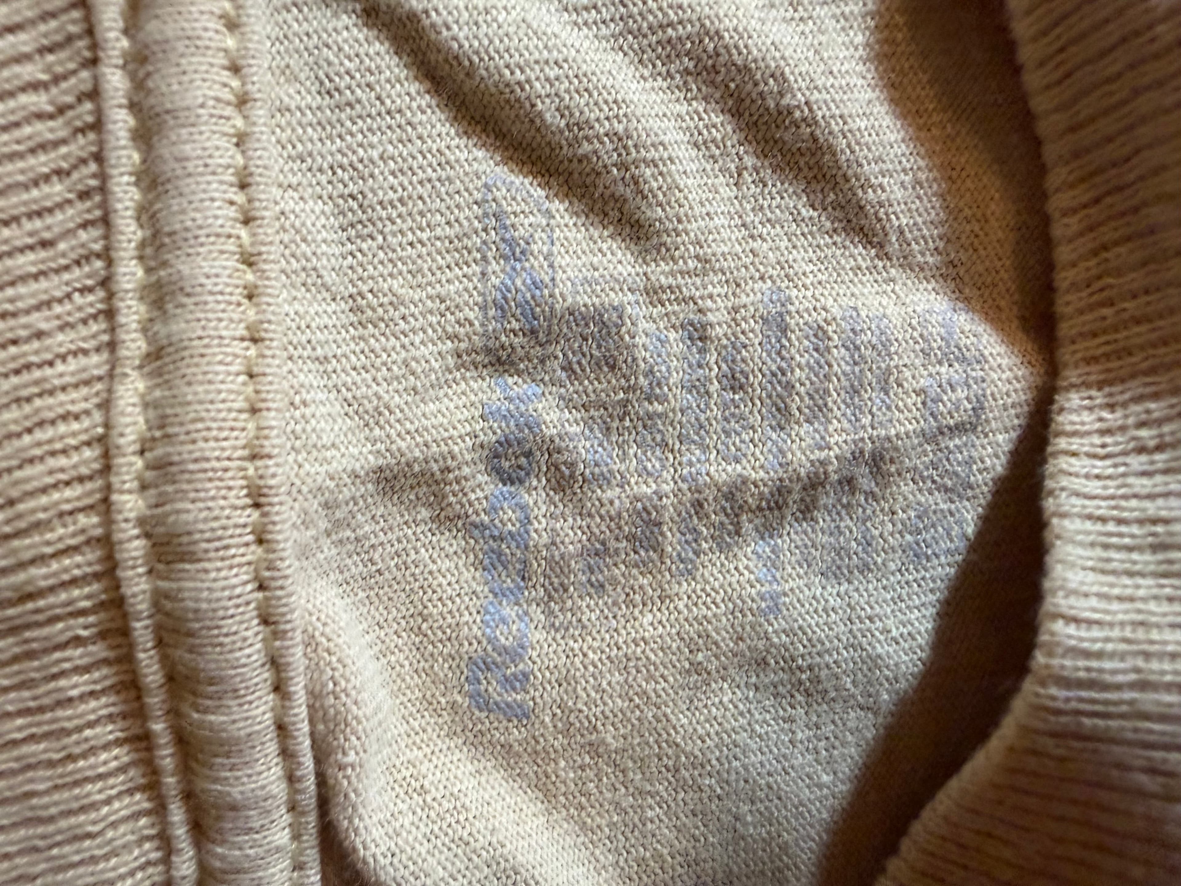 Saints Reebok Tan Long Sleeve Shirt 2XL with Fleur-de-Lis Logo - Thumbnail 3
