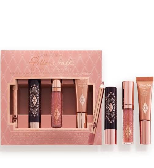 54 MSRP Charlotte Tilbury Pillow Talk Lip and Cheek Secrets Set - Thumbnail 8