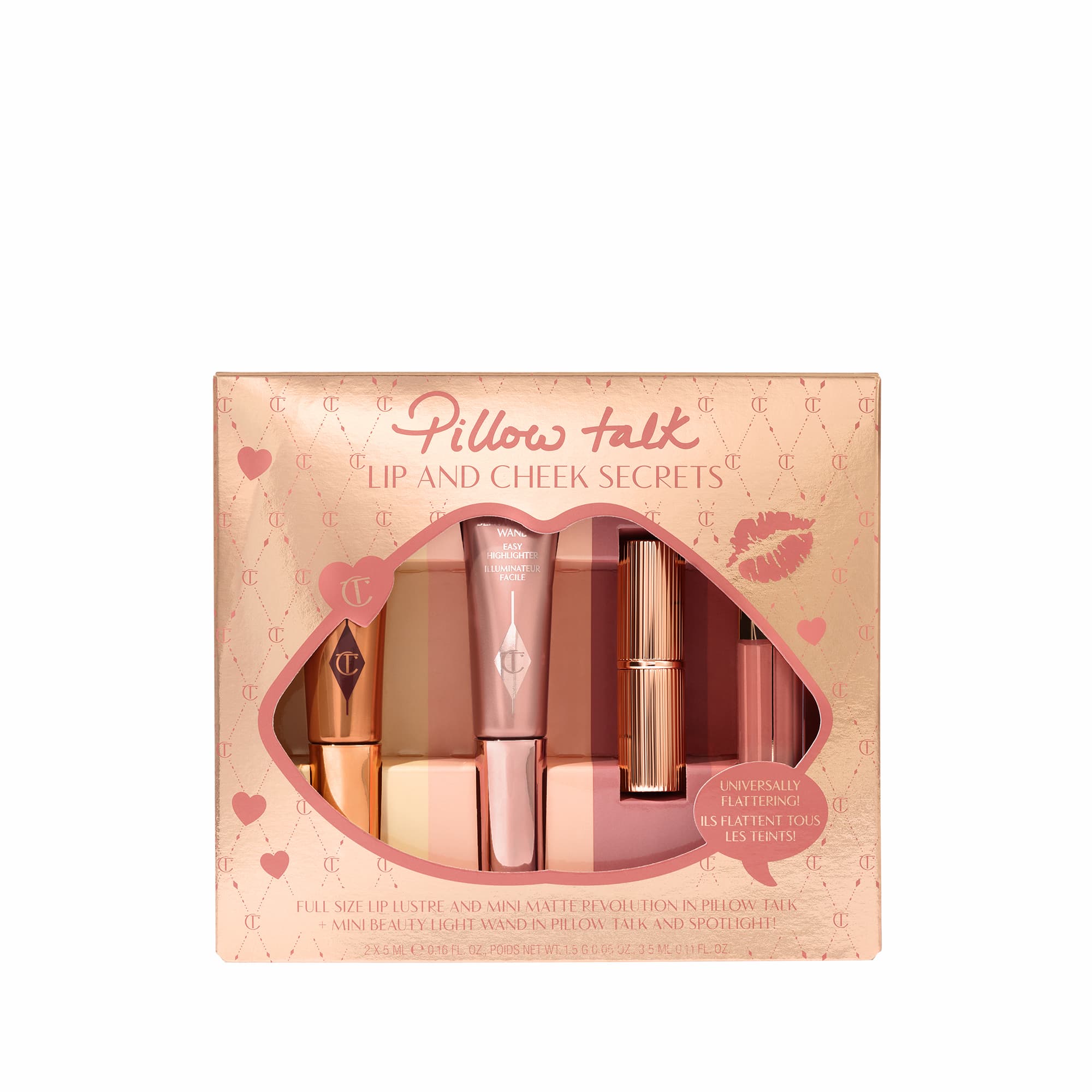 54 MSRP Charlotte Tilbury Pillow Talk Lip and Cheek Secrets Set - Thumbnail 2