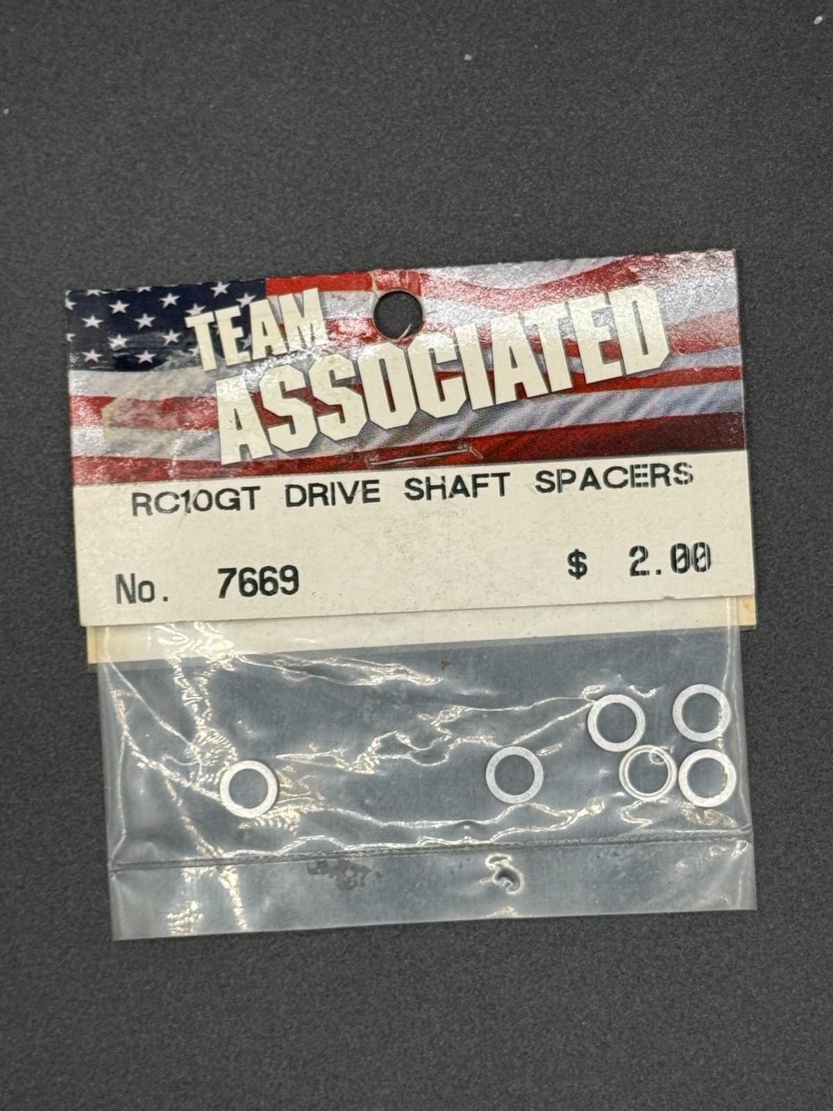 Team Associated 3/16x5/16x3/64 RC10GT Driveshaft Spacers (6) [ASC7669] - Image 1