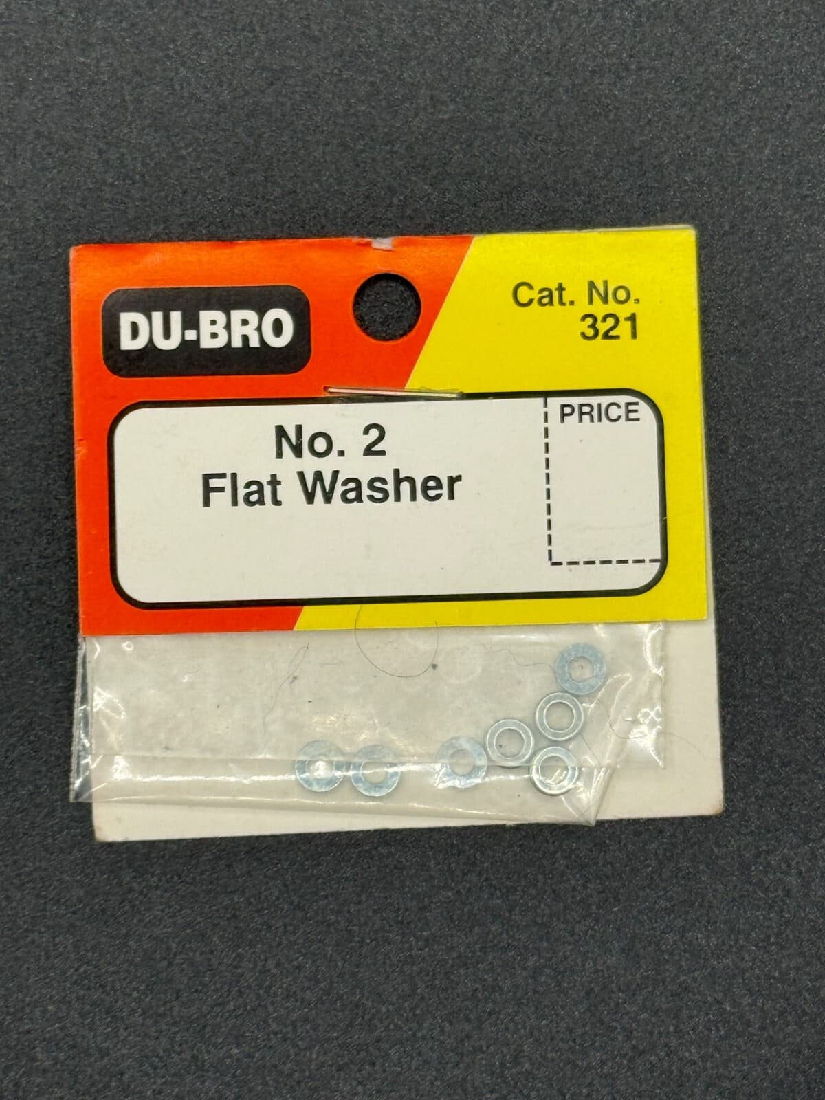 Du-Bro Catalogue Part # 321 No. 2 Flat Washers (Set of 8) - Image 1