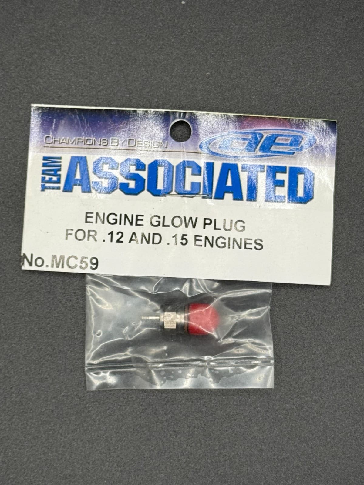 Team Associated Engine Glow Plug fits .12 & .15 Engines No. MC59 - Image 1