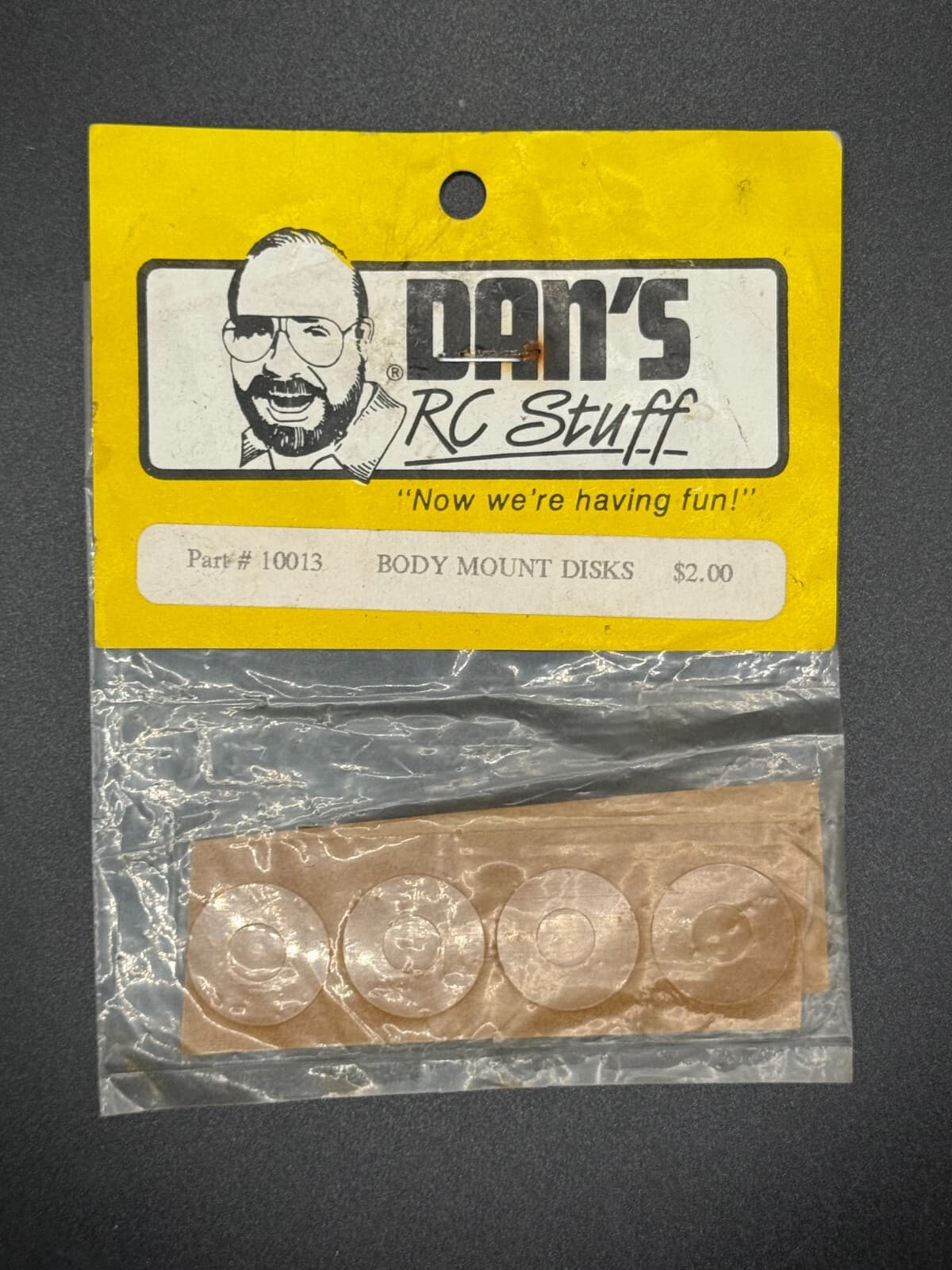 Dan's RC Stuff Vintage 10013 Body Mount Disks - Image 1