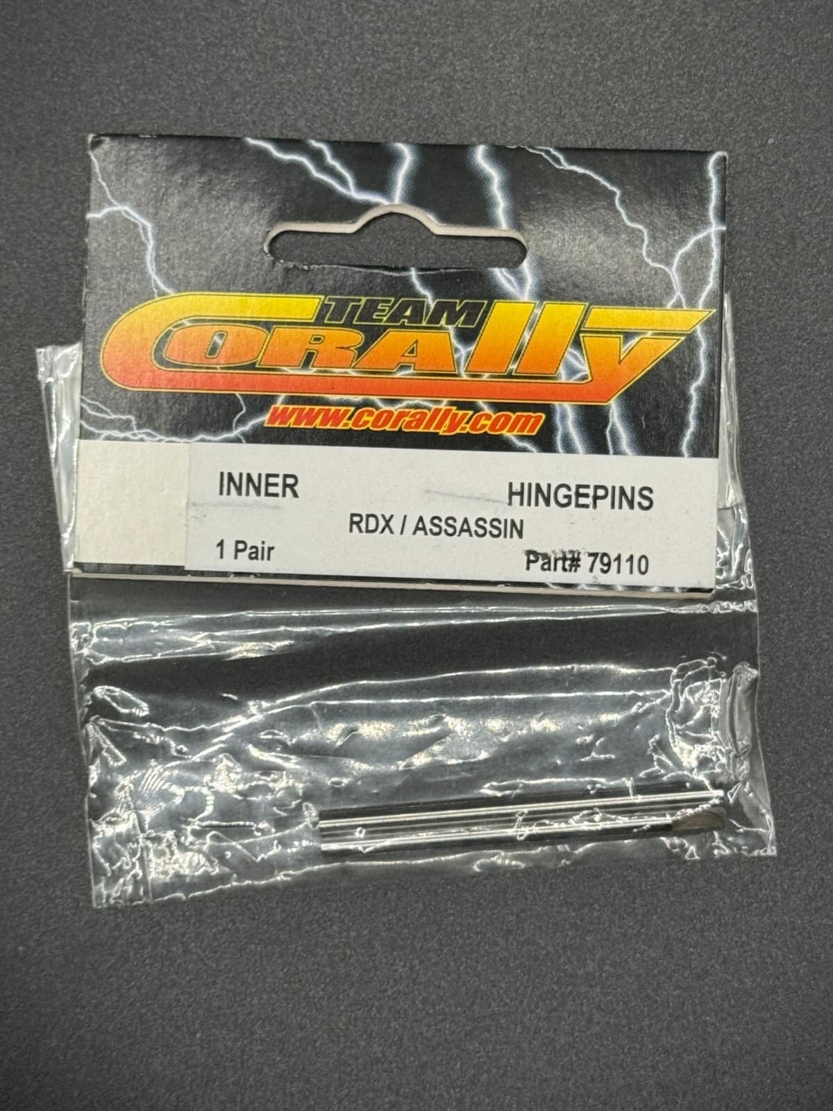 Team Corally 79110 Vintage Inner Hingepins RDX/Assassin (1 Pair) - Image 1