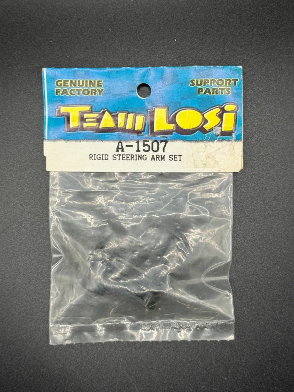 Losi A-1507 Rigid Black Steering Arm Set Vintage Fits JRx2 JRxT - Image 1