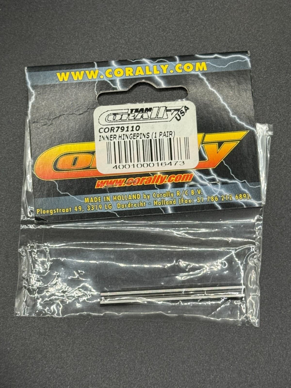 Team Corally 79110 Vintage Inner Hingepins RDX/Assassin (1 Pair) - Thumbnail 2