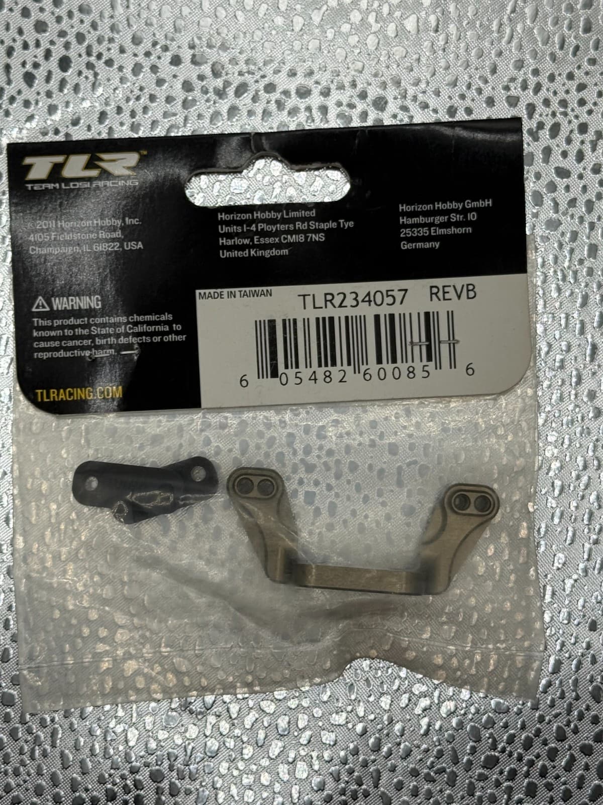 TLR234057 Rear Camber Block w/Inserts for Team Losi 22 3.0 Buggy New - Thumbnail 2