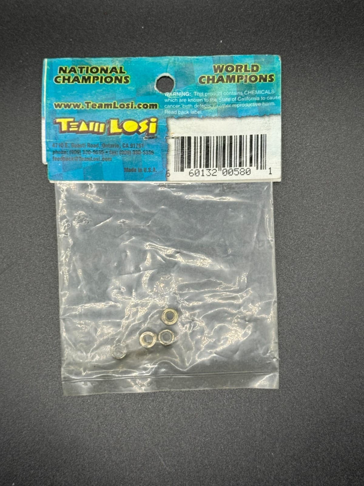 Losi LOSA6302 Size 5-40 Locking Steel Nuts (Set of 4) - Thumbnail 2