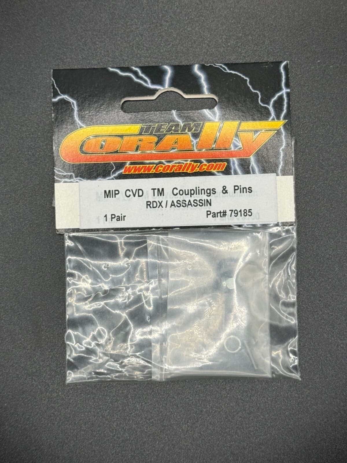 Team Corally 79185 MIP CVD Couplings/Pins (1 Pair) Fits RDX & Assassin - Image 1