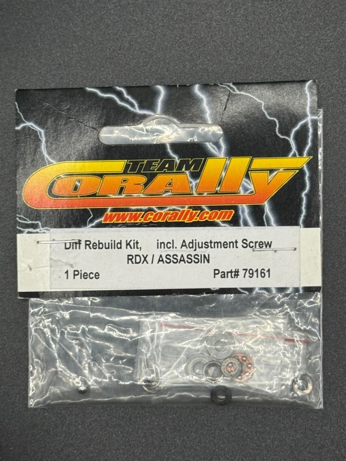 Team Corally 79161 Vintage Diff Rebuild Kit w/Adjmt Screw Fits RDX & Assassin - Image 1