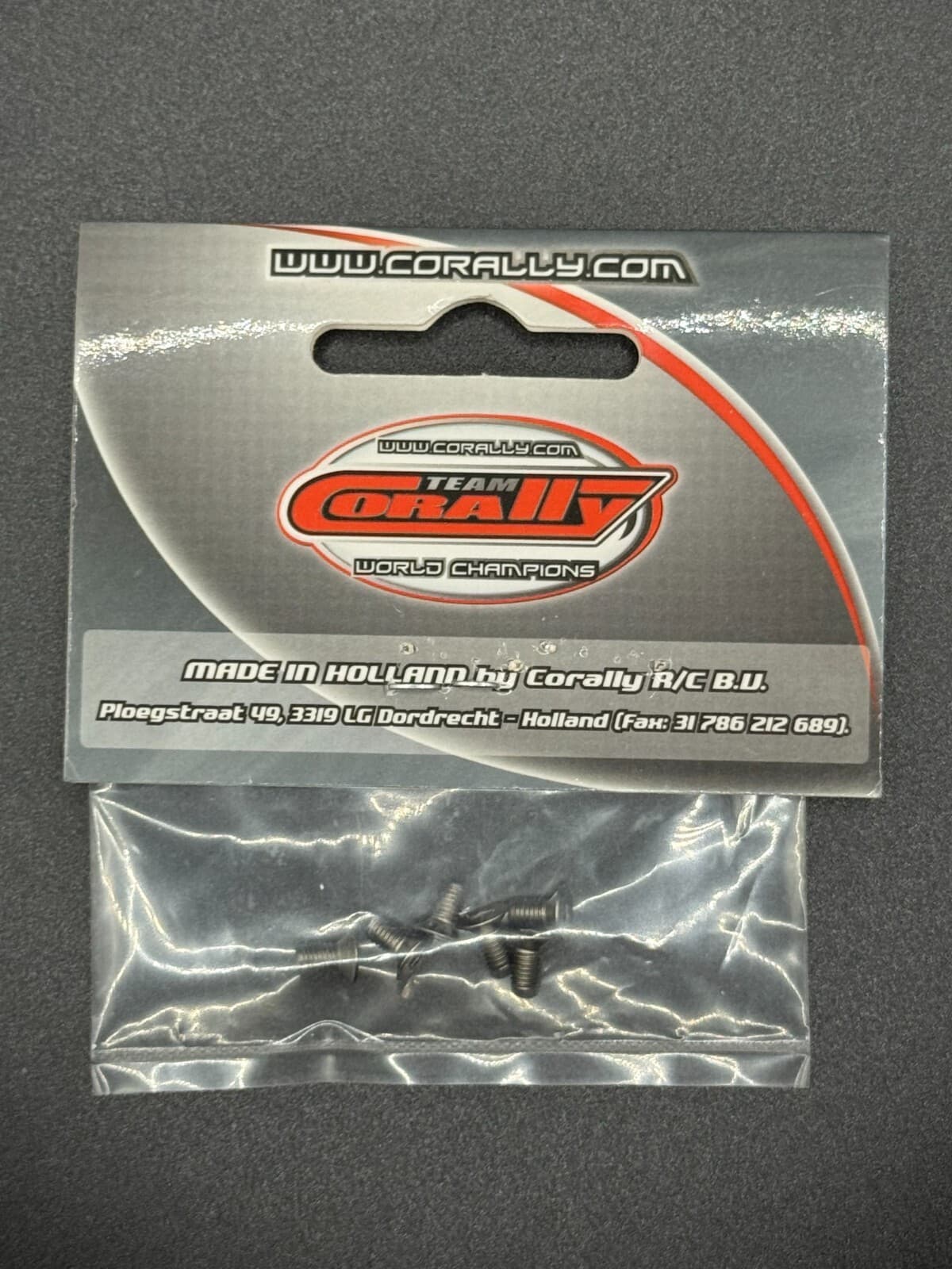 Team Corally 11801 M3x6 Titanium 2mm Hex Flat Head Screws (Qty 6) - Thumbnail 2