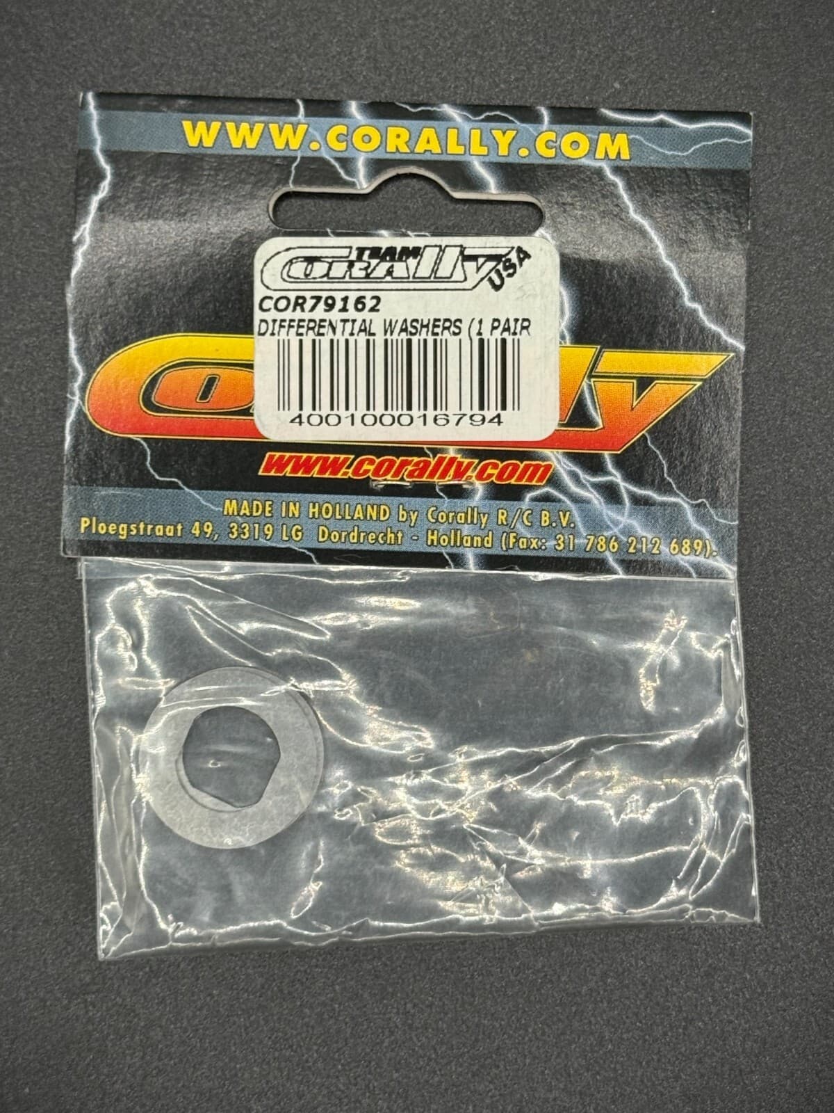 Team Corally 79162 Vintage Diff Washers (Pair) Fits RDX/Assassin - Thumbnail 2