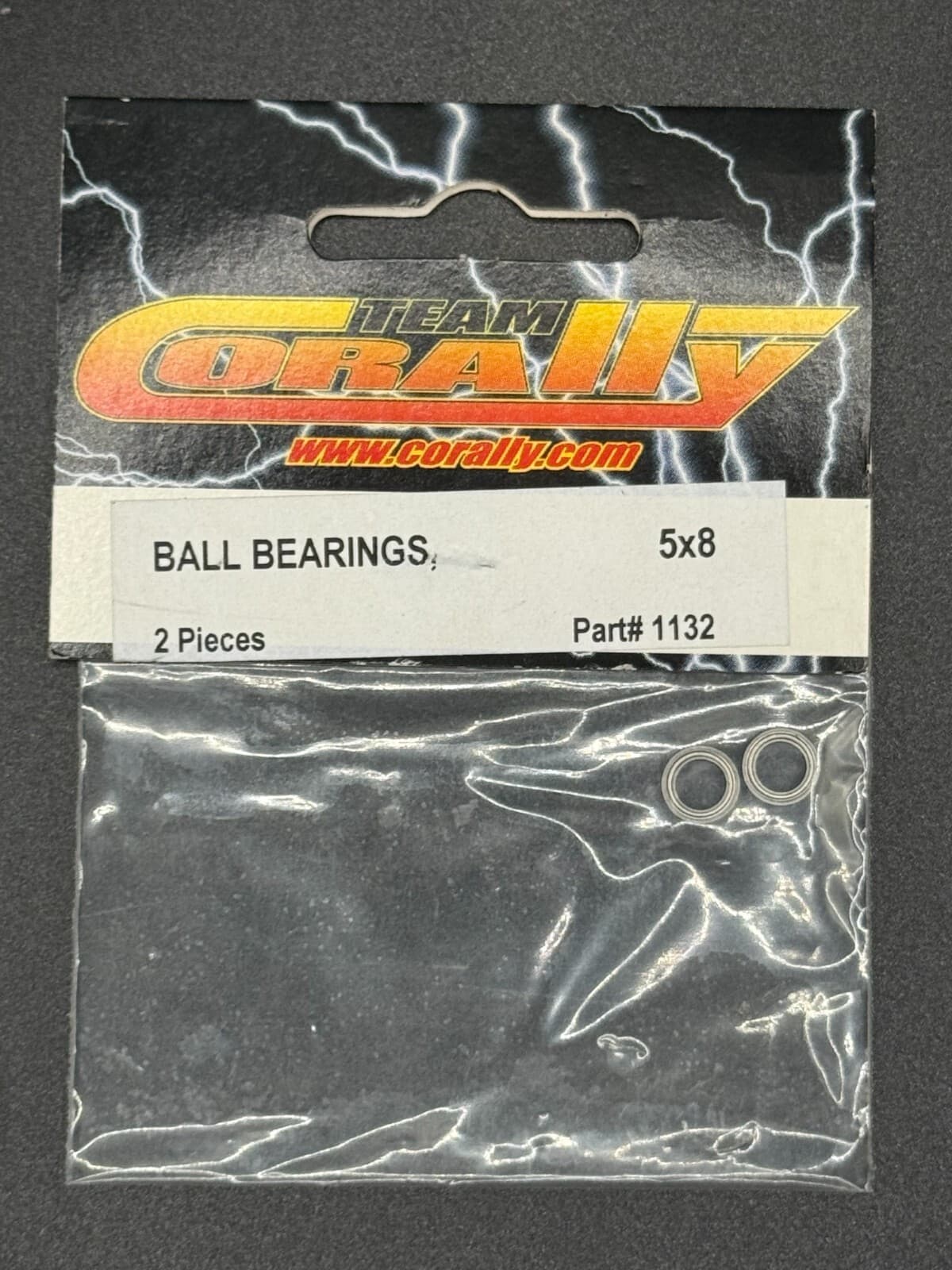Team Corally 1132 5x8mm Ball Bearings (2 Pcs) - Image 1